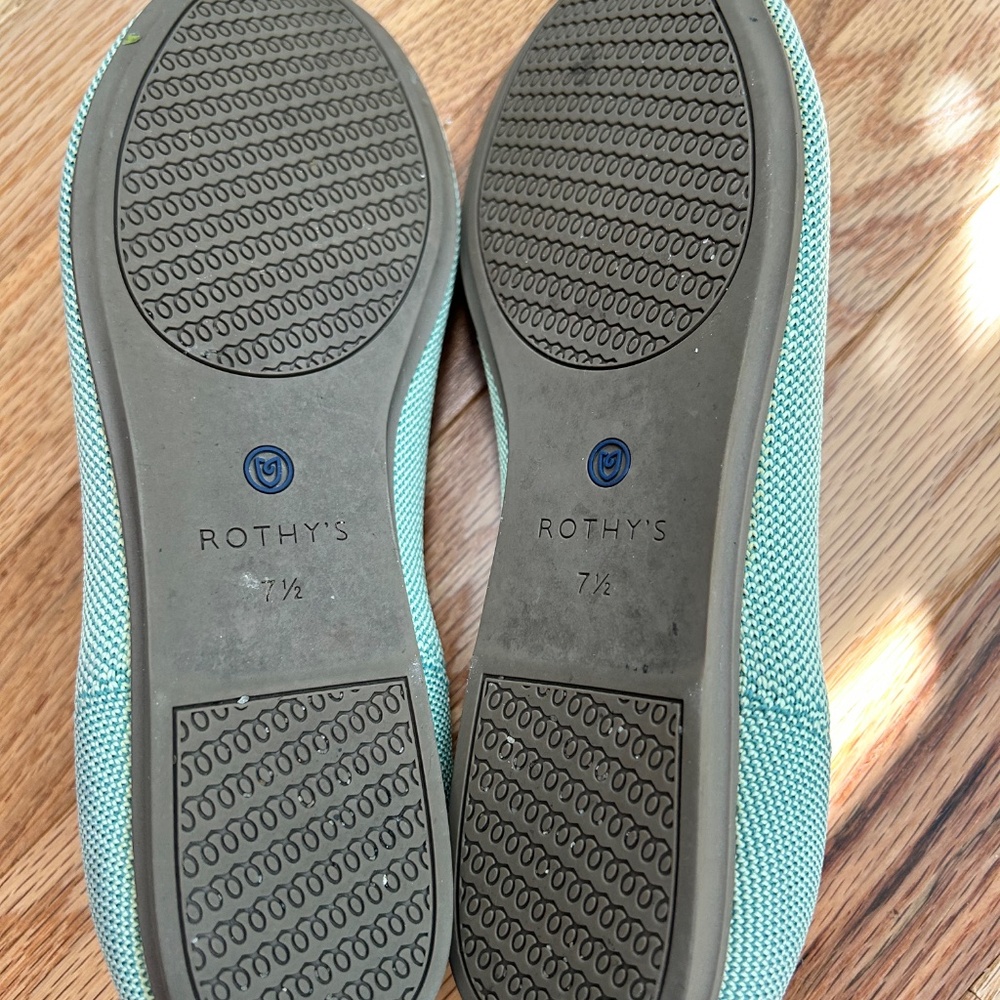 Rothy's Sage Green Knit Flats - Picture 8 of 16